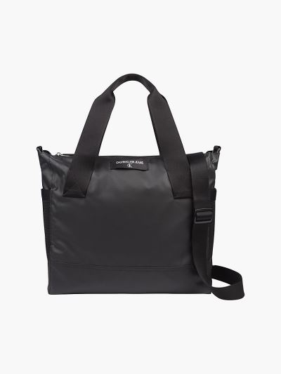 Calvin Klein Táskák & Kiegészítők HU950136 | Calvin Klein Logo Férfi Tote Táska Fekete